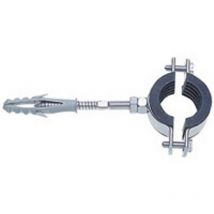 Oter - collare pesante zincato con guarnizione isofonica Diam. 1' (mm 32-36)