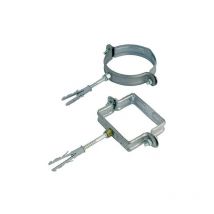 Collare reggitubo zincato - tipo leggero : Diametro - 100