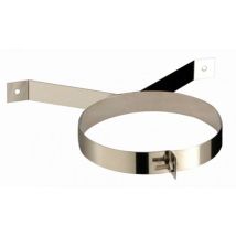 Poujoulat - Collarín mural de acero inoxidable cmt Ø80/130mm pgi 45130072