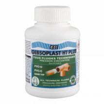 Colle GEB soplast htplus (PVC-U/C,souple,blanc)+pinceau 250ml