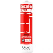 Colle Joint Decofix Ultra FX400 Orac Decor - Joint blanc base polymère pour joint entre profil Carton complet