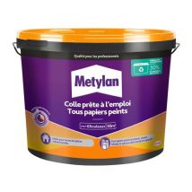 Colle - Metylan - 2958245 - Pret A L'Emploi - Tous Papiers Peints - Seau - 4,5kg