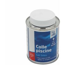 Colle piscine avec éponge pour tube et raccord pvc - Gel bleu - 250 ml Linxor