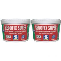 Semin - Colle pour Carrelage Haute Performance Kedofix Prêt à l'emploi, Intérieur/extérieur, seau de 5 kg Lot de 2