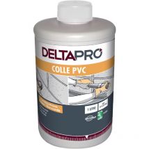 Deltapro - colle pvc - pour réseau d'eau potable sous pression - pot de 250 ml avec pinceau 30601724 - Incolore