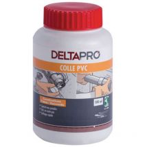 Deltapro - colle pvc - pour réseau d'eau potable sous pression - pot de 500 ml avec pinceau 30601748 - Incolore