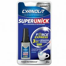 Cyanolit - Colle extra-forte Super Unick – Express liquide 20g
