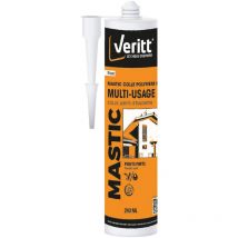 Mastic colle poly multi usg bl 280 Veritt cartouche blanc 061007