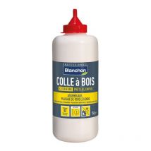 Blanchon - Colle vinylique à bois d3 extérieure - Contenance : 750 g - Couleur : Blanc