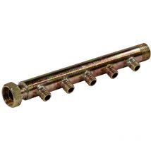 Arcanaute - Collecteur 3/4 (20/27) Mâle + écrou tournant - 5 départs pour tube per Ø16 - entraxe 40mm