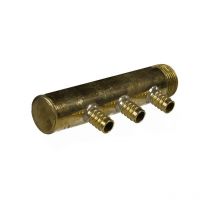 Arcanaute - Collecteur 3/4 (20/27) Mâle-Bouchonné 3 piquages à glissement pour tube per diamètre 12 compris 3 bagues de 12
