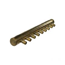 Collecteur 3/4" (20/27) Mâle-Bouchonné 9 piquages à glissement pour tube PER diamètre 12 compris 9 bagues de 12