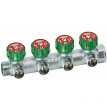 Collecteur composable chromé à 4 dérivations Eurokonus FAR 3824 1'