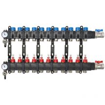 Conecterm France - Collecteur composite 1 (26/34) pcbt - 11 départs mâle 3/4'' ek avec kit vannes - Conecterm