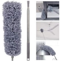Collecteur de Poussière en Microfibre Rétractable - Jusqu'à 250 cm - Tête Lavable