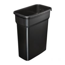 Collecteur de recyclage 55l H610xL490xP290mm noir ROTHO