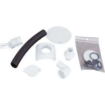 Optimo - Collecteur d'eau blanc pour gouttière circulaire Pour descente circulaire 80 mm