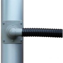 Optimo - Collecteur d'eau gris pour gouttière circulaire Pour descente circulaire 80 mm