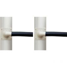 Collecteur d'eau sable pour gouttière circulaire (Lot de 2) Pour descente circulaire 80 mm