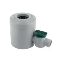Multicuves – Collecteur d'eau de pluie gris avec robinet – Récupérateur d'eau de pluie pour cuves 1000L – Polyéthylène, 50 m² max