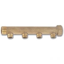 Collecteur composable sanitaire chauffage mf 26x34 - 6 départs M15x21