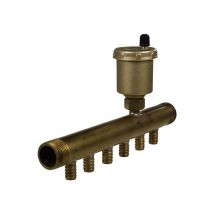 Arcanaute - Collecteur à glissement 3/4 Mâle-Mâle Purgeur auto 6 départs 12