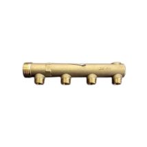 GRIPP – Nourrice chauffage 26x34 4 départs 15x21 – Diamètre 1/2" – Collecteur
