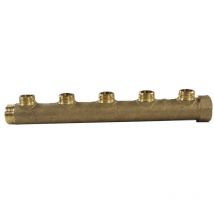Ibp Bänninger - Collecteur mâle femelle 1''1/4 - 5 départs 3/4 (20/27) - Entraxe 50mm
