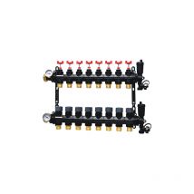 Somatherm - Collecteur plancher chauffant composite Femelle 1 (26/34) - 8 départs mâle 3/4 (20/27) ek