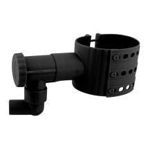 Collecteur récupérateur d'eau de pluie graphite - Fitt - Graphite - PVC