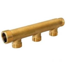 Sélection P-pro - Collecteur sanitaire 1/2 - Collecteur sanitaire 1/2 - 3 sorties + 1 - En laiton - Longueur : 155 mm