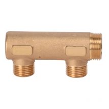 Collecteur Simple Sans Prise Purgeur 3/4"- Portee Plate - Serie C 4 Sorties