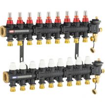 Noyon&thiebault - Collecteur pour plancher chauffant rafraichissant 9 boucles