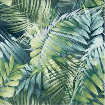 Grandeco - 170702 - Papier Peint Vinyle Grainé Sur Intissé Antigua Palm Vert - decor design