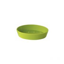 Collection plastique color vert anis porte-savon l 13 x l 10 x h 3