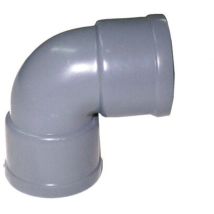 Curve in PVC HH 87° da 50 – Raccordo per tubi – Accessorio idraulico resistente alla corrosione – 431660006