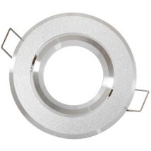 Led Line - Spot encastrable avec bague Argent sablé Rond GU5.3 MR16 IP20 w Orientable 45° 244896
