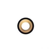 Europole - collerette - pour spot led up uni e+a - rond - noir et doré - fixe 5775d
