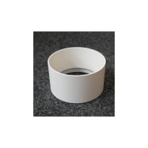 Collerette tubulaire blanche à visser ø 82x45mm (à l'unité) pour projecteur Rafale 40W blanc Trajectoire