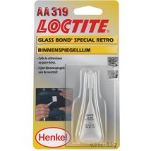Loctite aa 319 - Colle pour rétroviseur intéreur - Colle rétro performante et rapide - 1 tube 0,5 ml + un patch activateur