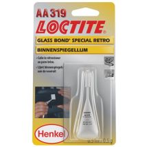 Loctite Aa 319 - Colle Pour Rétroviseur Intéreur - Colle Rétro Performante Et Rapide - 1 Tube 0,5 Ml + Un Patch Activateur