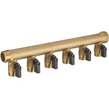 Collettore a valvole mf 20x27 - uscita m 15x21 - 6 vie Noyon&thiebault