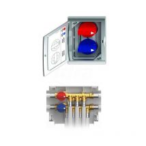 Henco - Collettore Fast Mono 3+1 Vie Acqua Calda/4+1 Vie Acqua Fredda - VFBA43