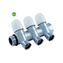 Collettore lineare tiemme per sanitari 3/4'' x 1/2'' 3 vie