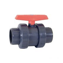 Vanne pvc 110. Vanne double union pvc à coller 110 ff. Robinet à boisseau sphérique, ø 110 mm, en pvc, à coller