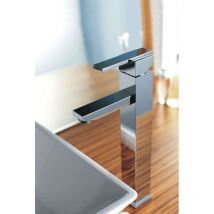 Palici - Collezione Miscelatore alto Carat in ottone cromato per lavabo da appoggio - Carat