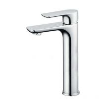 Collezione Palici Miscelatore alto in ottone cromato per lavabo da appoggio - Alto