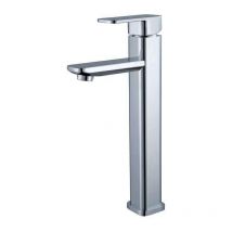 Palici - Collezione Miscelatore alto in ottone cromato per lavabo da appoggio - Vito