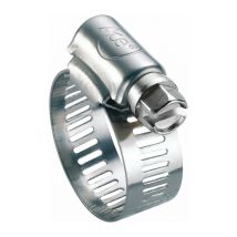 Collier à bande perforée W4 largeur bande 8 mm Ace - Diamètre 18 - 28 mm - Vendu par 50