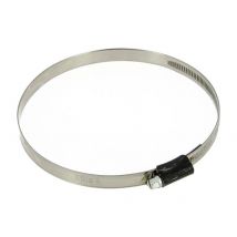 Collier acier à vis tangente bande pleine 12mm Ø104 à 138